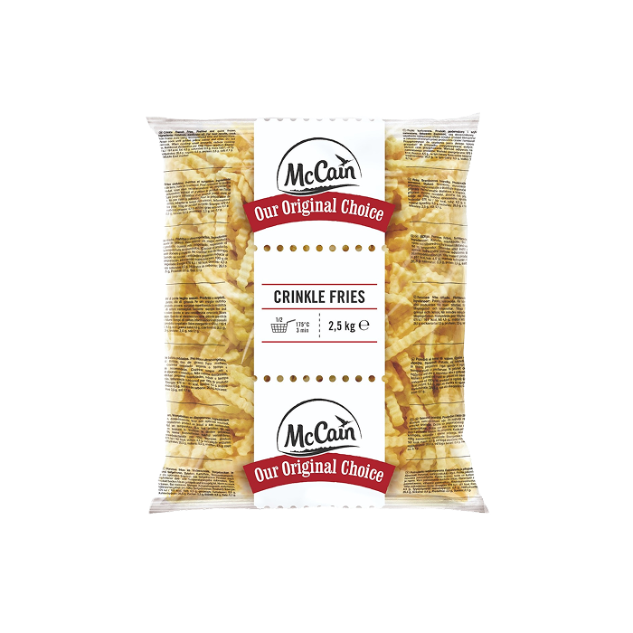 McCain Our Original Choice Crinkle Fries 2,5 Kg