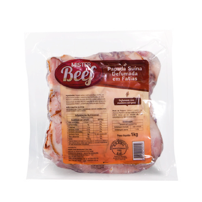 Bacon Papada Fatiado