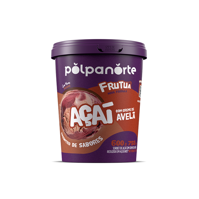 Açaí + Creme De Avelã 600g