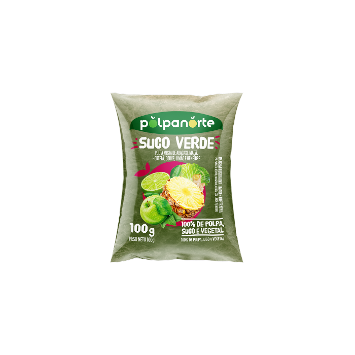 POLPA DE SUCO VERDE 100G