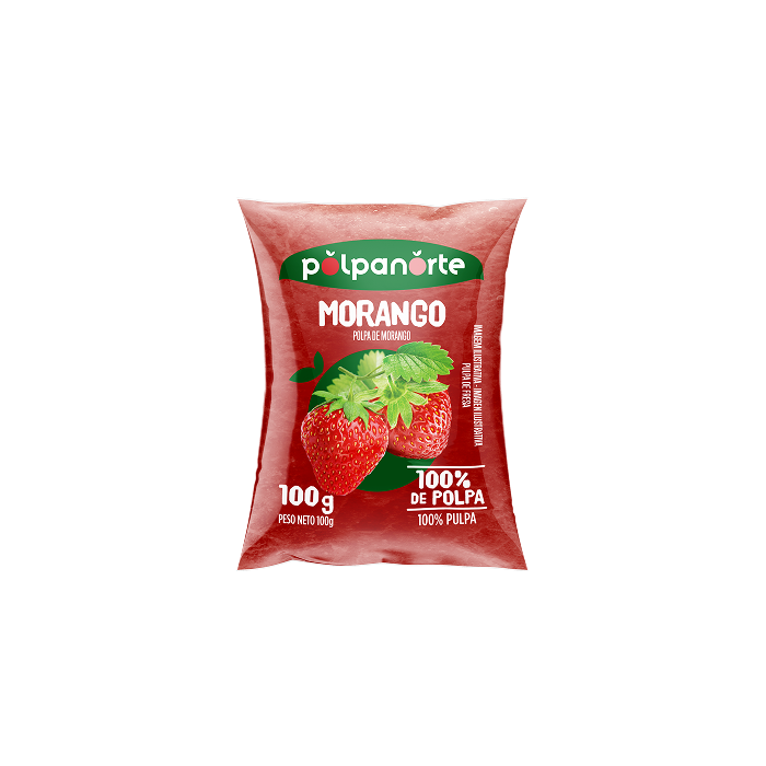 Polpa De Morango 100g - Detalhe 1